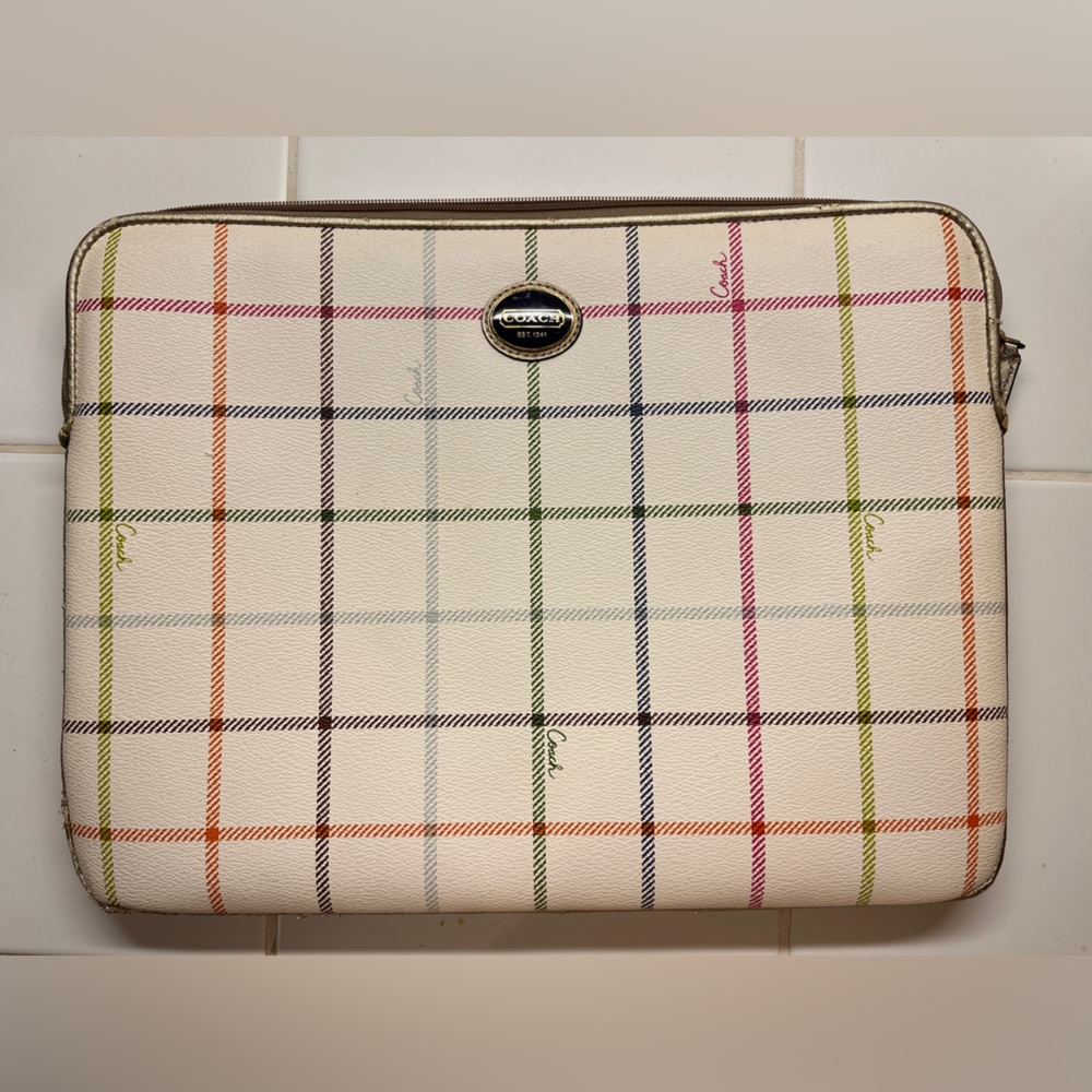 13” Coach laptop case